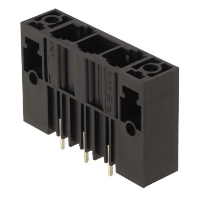 WEIDMULLER SU 10.16HP/04/180SF 3.5AG BK BX Wtyki PCB (złącza płyty), 10.16 mm, Liczba biegunów: 4, kąt odejścia: 180° 1850900000 /30szt./ (1850900000)